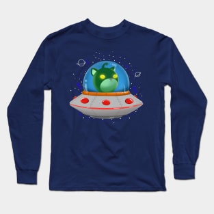 Alien Cat Long Sleeve T-Shirt